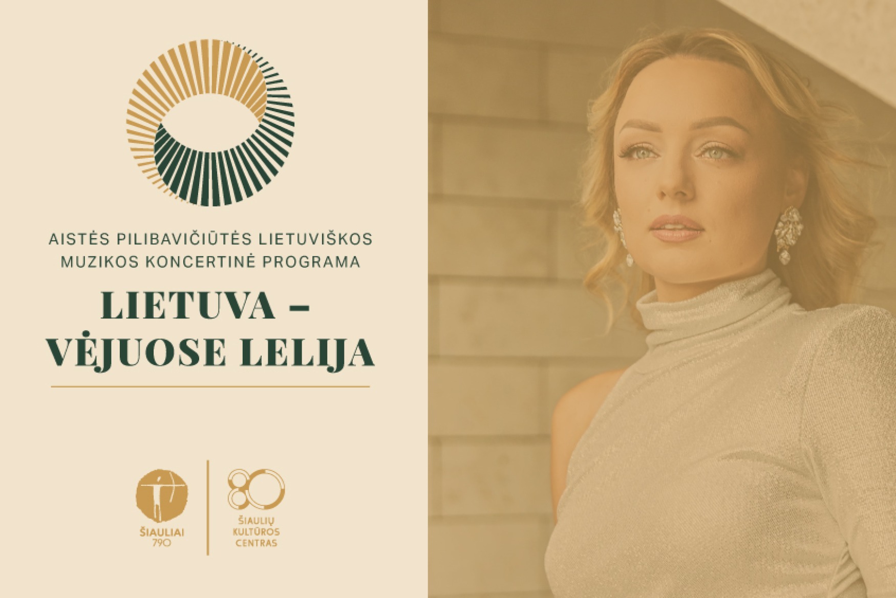  Aistės Pilibavičiūtės lietuviškos muzikos koncertinė programa „Lietuva – vėjuose lelija“ 